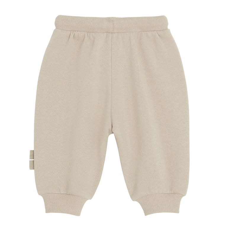 Cool Club, Spodnie dresowe niemowlęce, beżowe