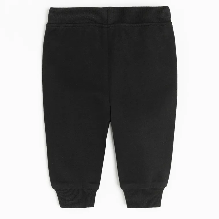 Cool Club, Spodnie dresowe niemowlęce, czarne