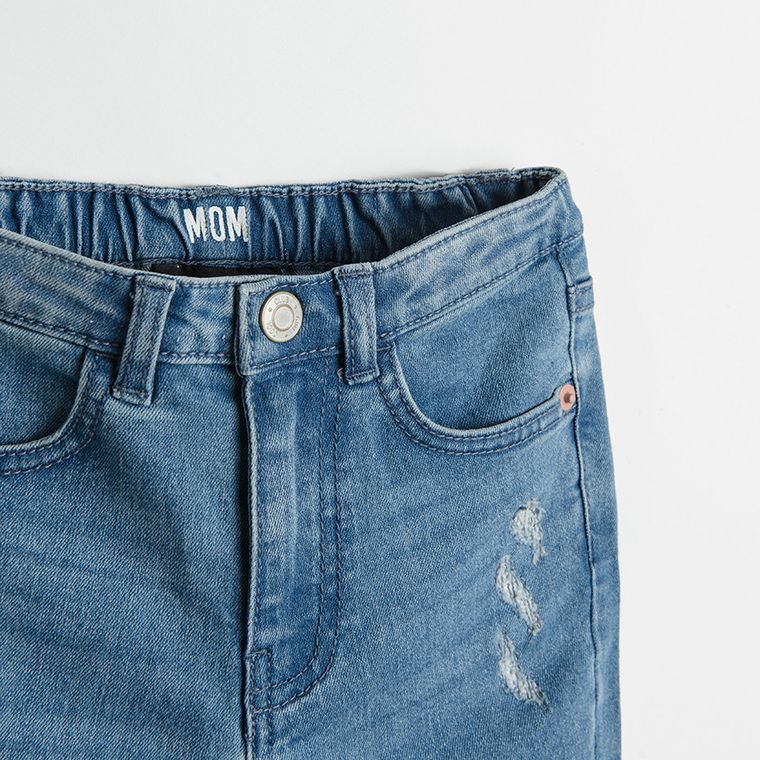 Cool Club, Spodnie jeansowe dziewczęce, mom fit, denim