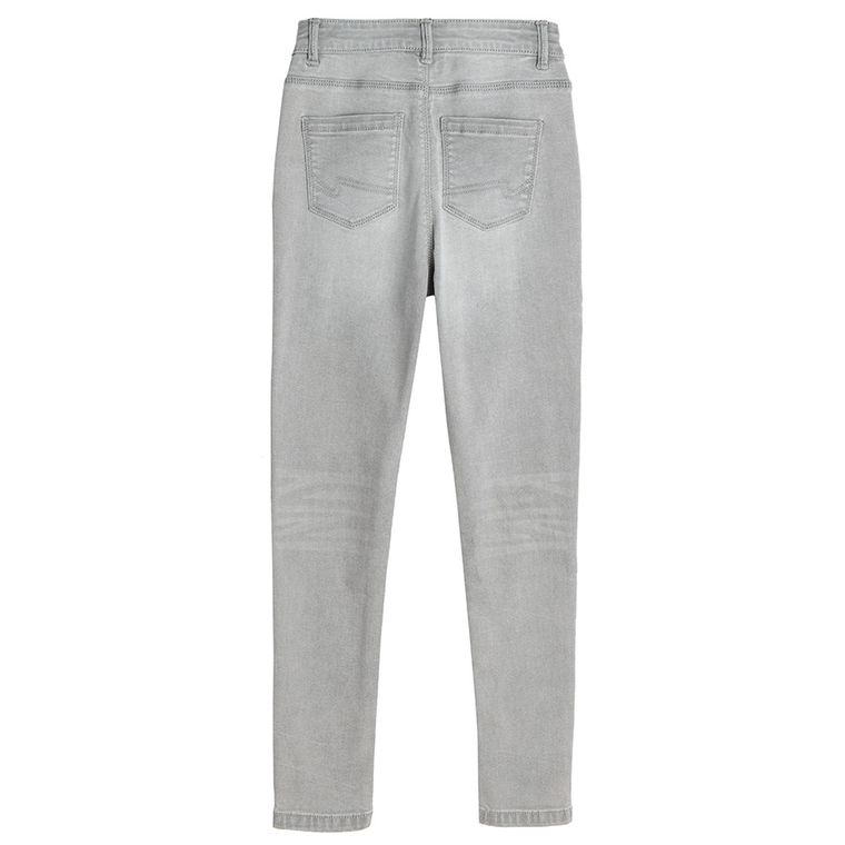 Cool Club, Spodnie jeansowe dziewczęce, slim fit, jasnoszare