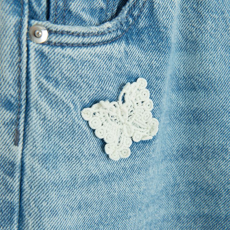 Cool Club, Spodnie jeansowe dziewczęce, wide, niebieskie