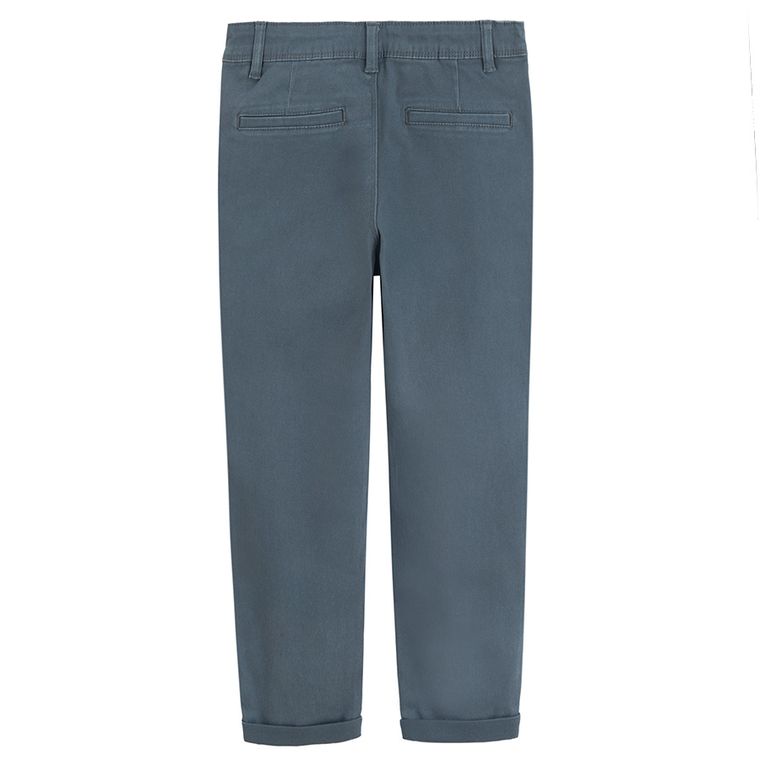Cool Club, Spodnie materiałowe chłopięce, chinosy, niebieskie