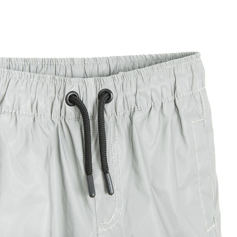 Cool Club, Spodnie materiałowe chłopięce, odblaskowe, srebrne