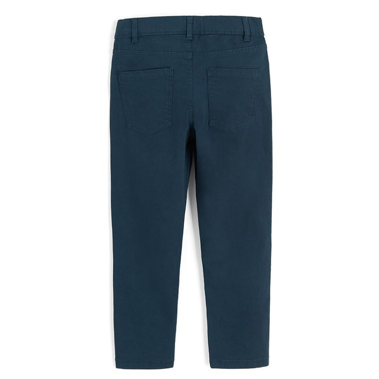 Cool Club, Spodnie materiałowe chłopięce, slim fit, granatowe