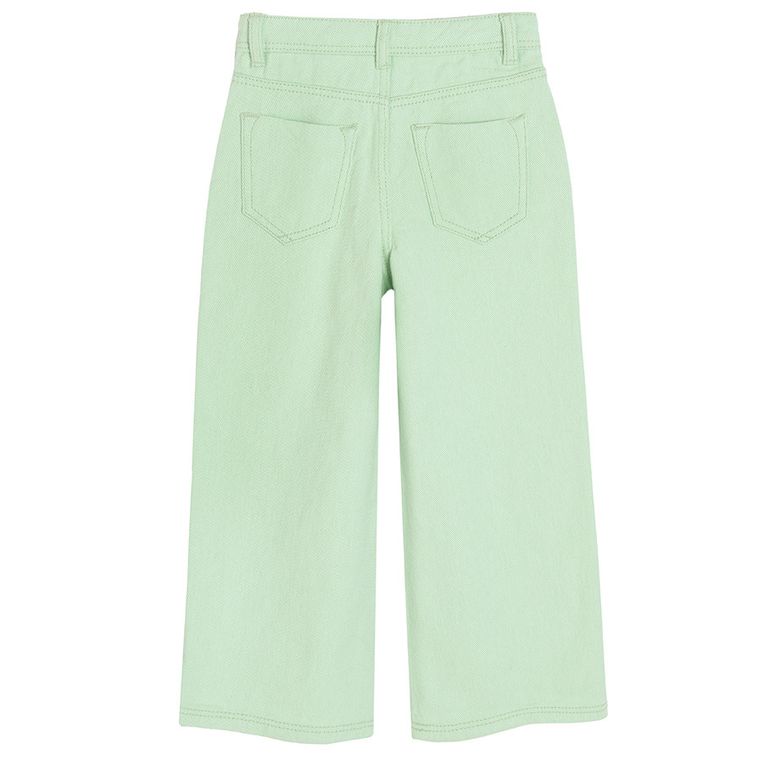 Cool Club, Spodnie materiałowe dziewczęce, zielone