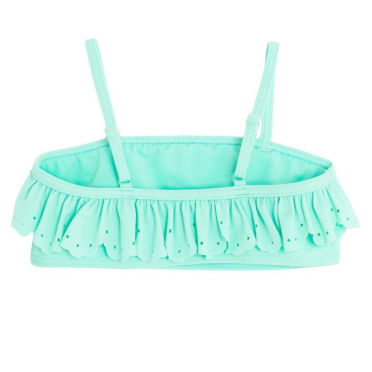 Cool Club, Strój kąpielowy dziewczęcy dwuczęściowy, UV 50, miętowy