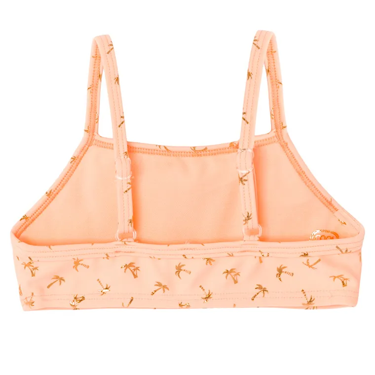 Cool Club, Strój kąpielowy dziewczęcy dwuczęściowy, UV 50, pomarańczowy