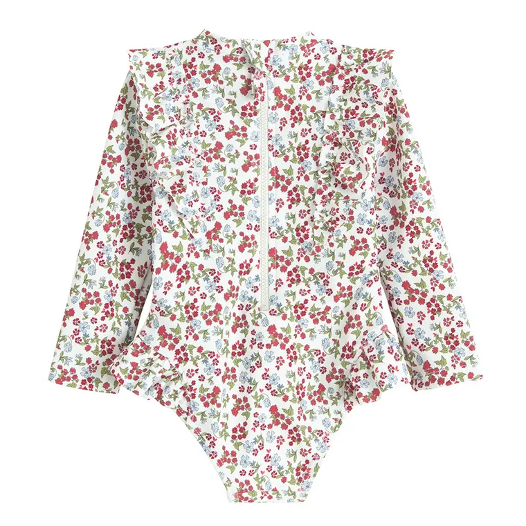 Cool Club, Strój kąpielowy dziewczęcy jednoczęściowy, UV 50, biały