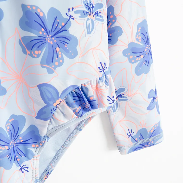 Cool Club, Strój kąpielowy dziewczęcy jednoczęściowy, UV 50, niebieski