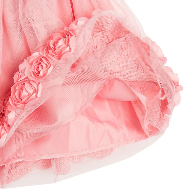 Cool Club, Sukienka dziewczęca bez rękawów, róże