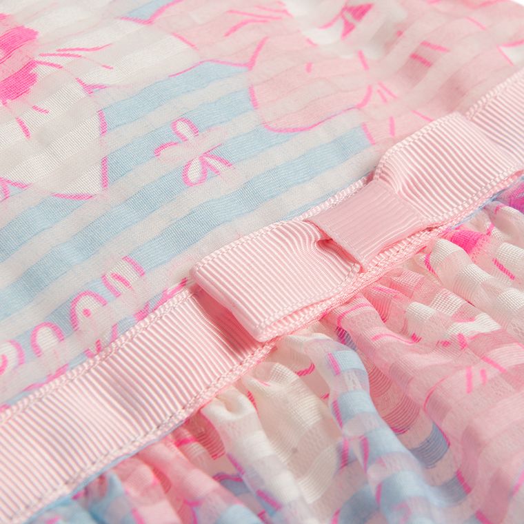 Cool Club, Sukienka dziewczęca bez rękawów, różowa, kwiaty