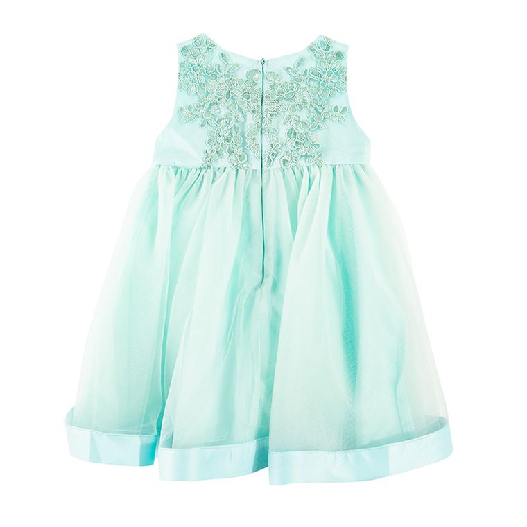 Cool Club, Sukienka dziewczęca bez rękawów, turkusowa