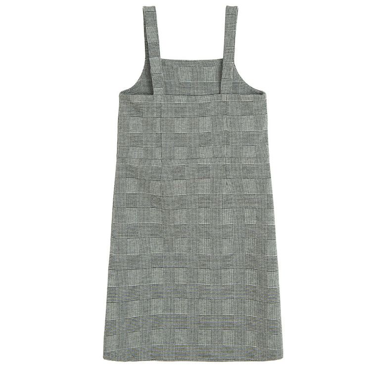 Cool Club, Sukienka dziewczęca na ramiączka, szara