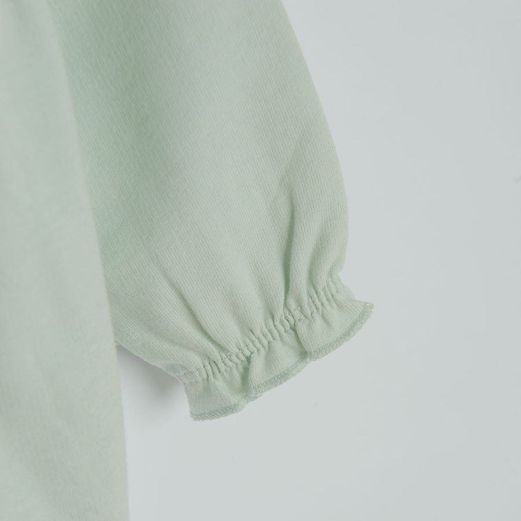 Cool Club, Sukienka dziewczęca z długim rękawem, miętowa