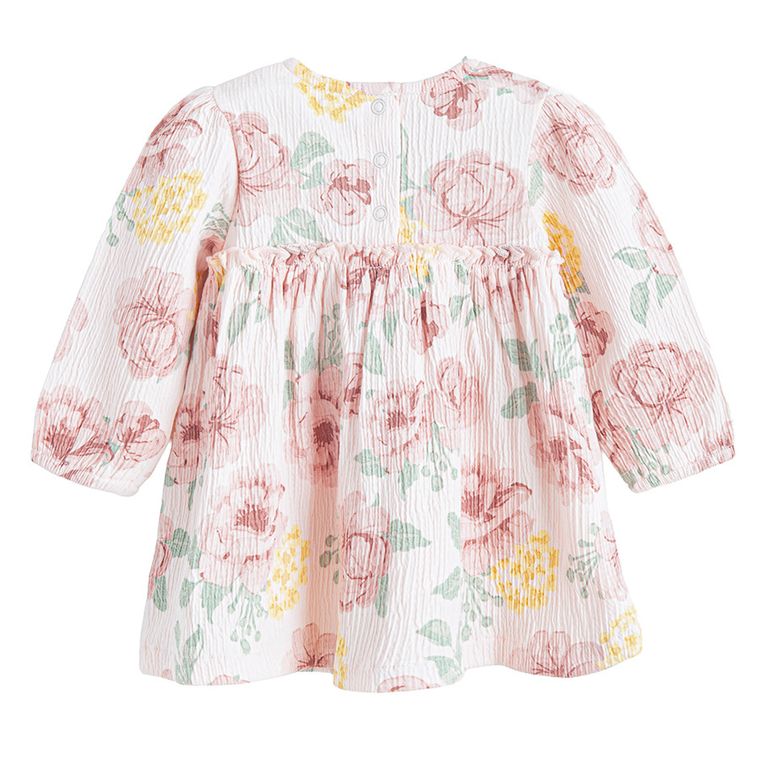 Cool Club, Sukienka dziewczęca z długim rękawem, różowa