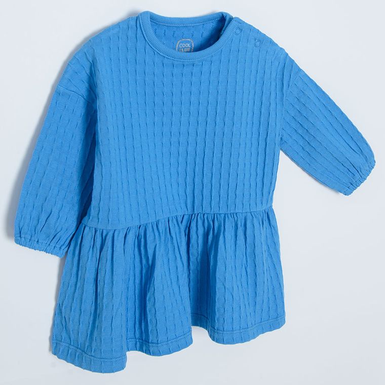 Cool Club, Sukienka dziewczęca z krótkim rękawem, niebieska