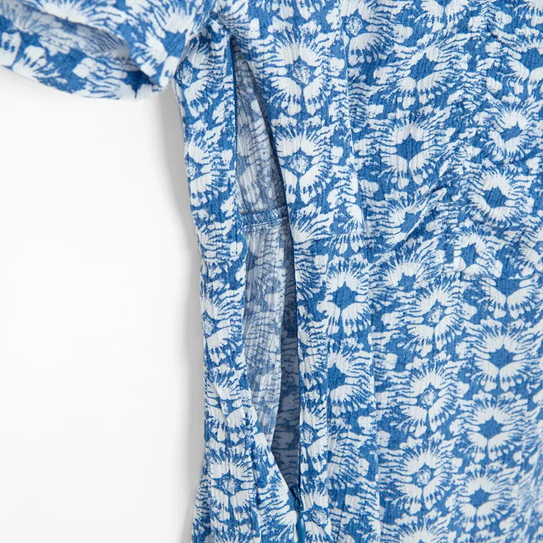 Cool Club, Sukienka dziewczęca z krótkim rękawem, niebieska