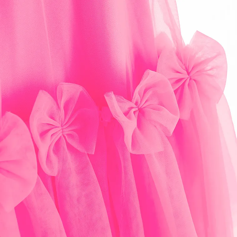 Cool Club, Sukienka dziewczęca z krótkim rękawem, różowa