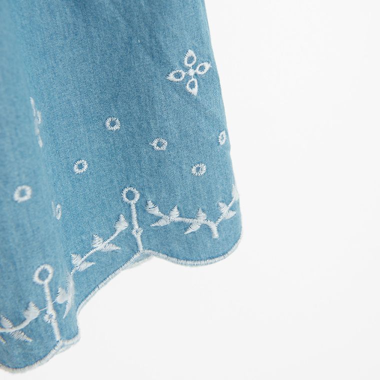 Cool Club, Sukienka jeansowa dziewczęca z krótkim rękawem, denim
