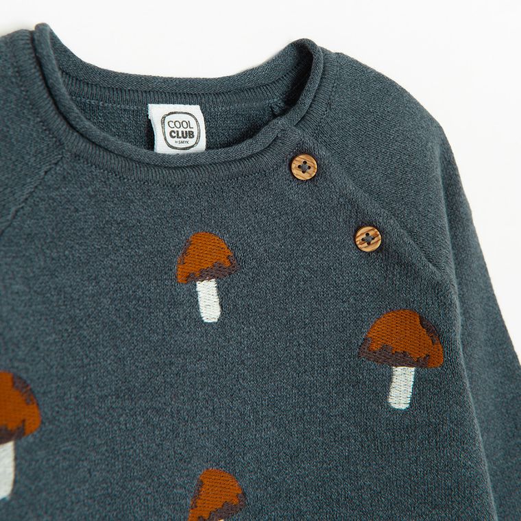 Cool Club, Sweter chłopięcy, niebieski