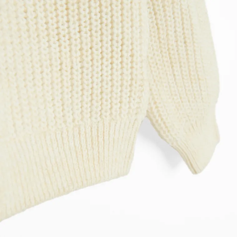 Cool Club, Sweter dziewczęcy, beżowy