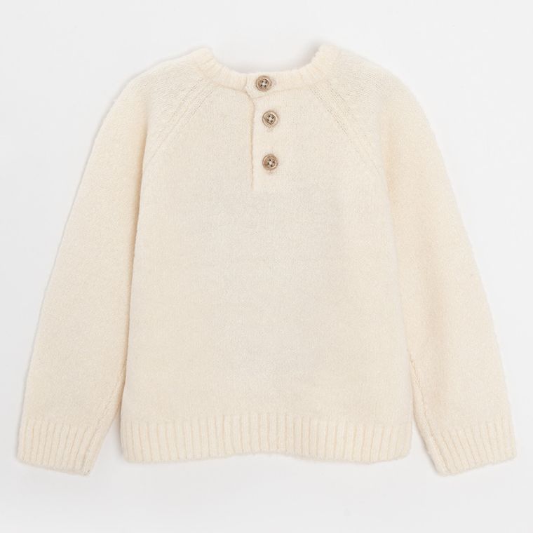 Cool Club, Sweter dziewczęcy, ecru