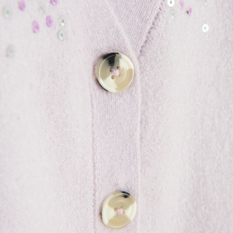 Cool Club, Sweter dziewczęcy, rozpinany, fioletowy