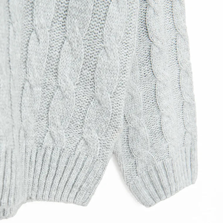 Cool Club, Sweter dziewczęcy, szary