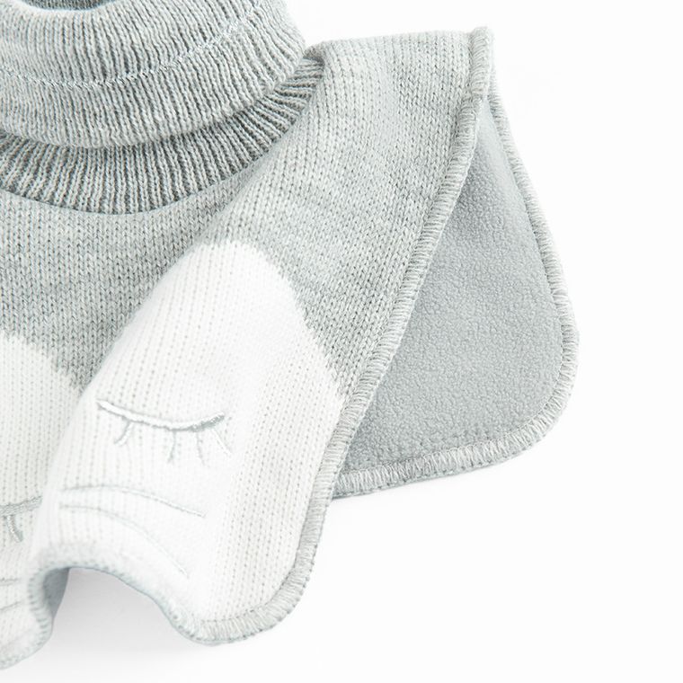 Cool Club, Szalik dziewczęcy z golfem, szary