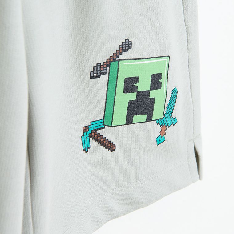 Cool Club, Szorty chłopięce, szare, Minecraft