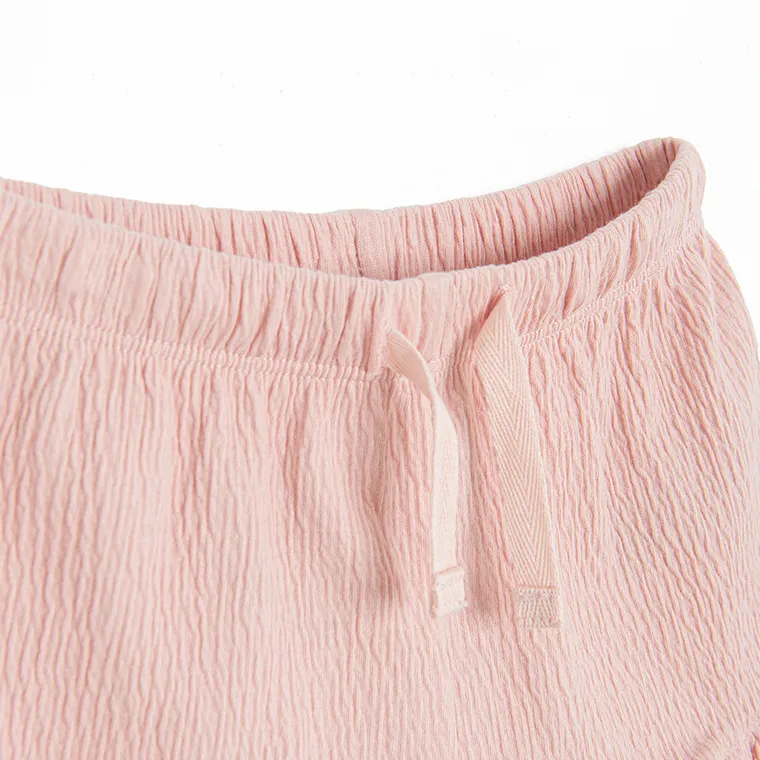 Cool Club, Szorty dziewczęce, białe, różowe, zestaw, 2 szt.