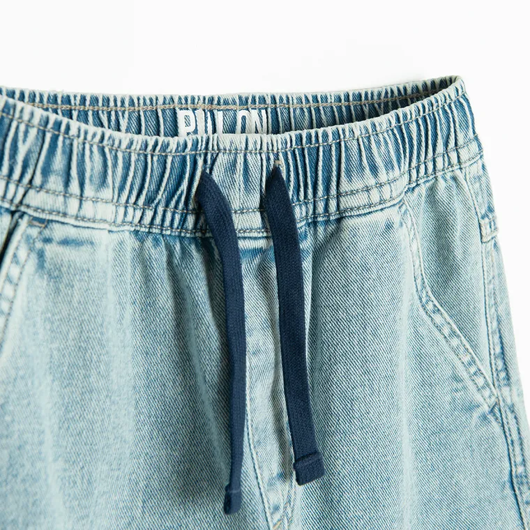 Cool Club, Szorty jeansowe chłopięce, pull on, niebieskie