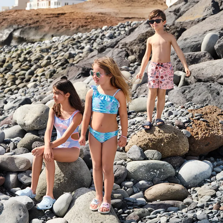 Cool Club, Szorty kąpielowe chłopięce, UV 50, brzoskwiniowe, Spider-Man