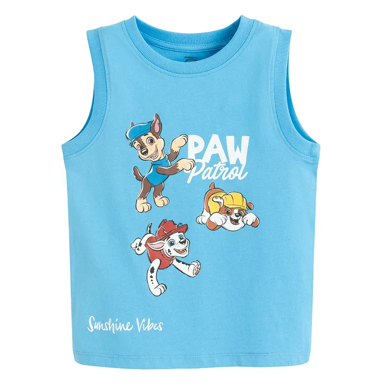 Cool Club, T-shirt chłopięcy bez rękawów, mix, Psi Patrol, zestaw, 2 szt.