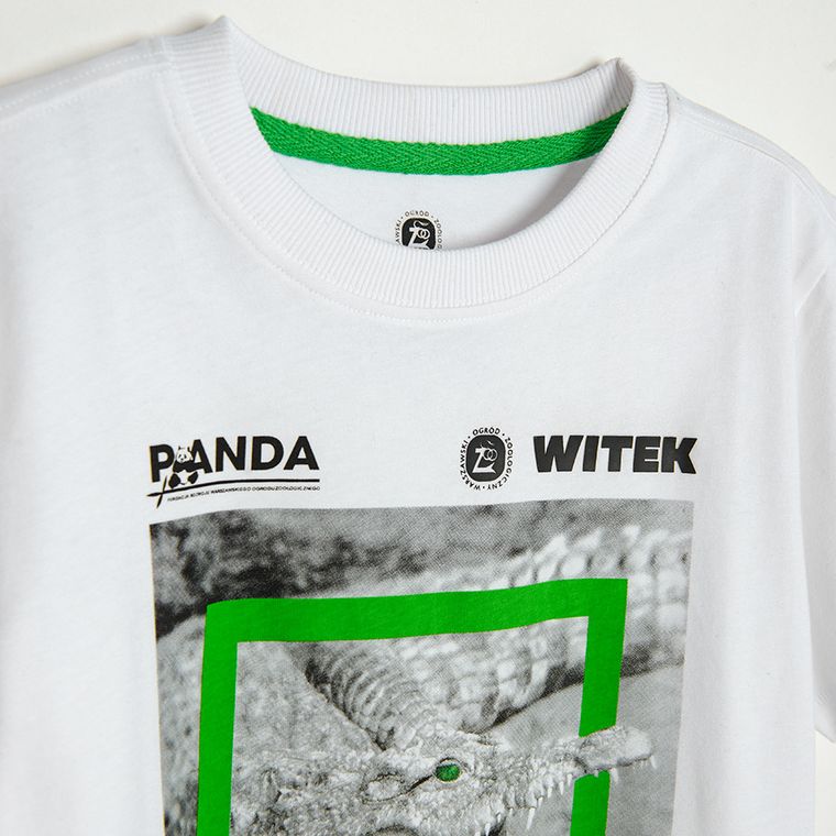 Cool Club, T-shirt chłopięcy, biały