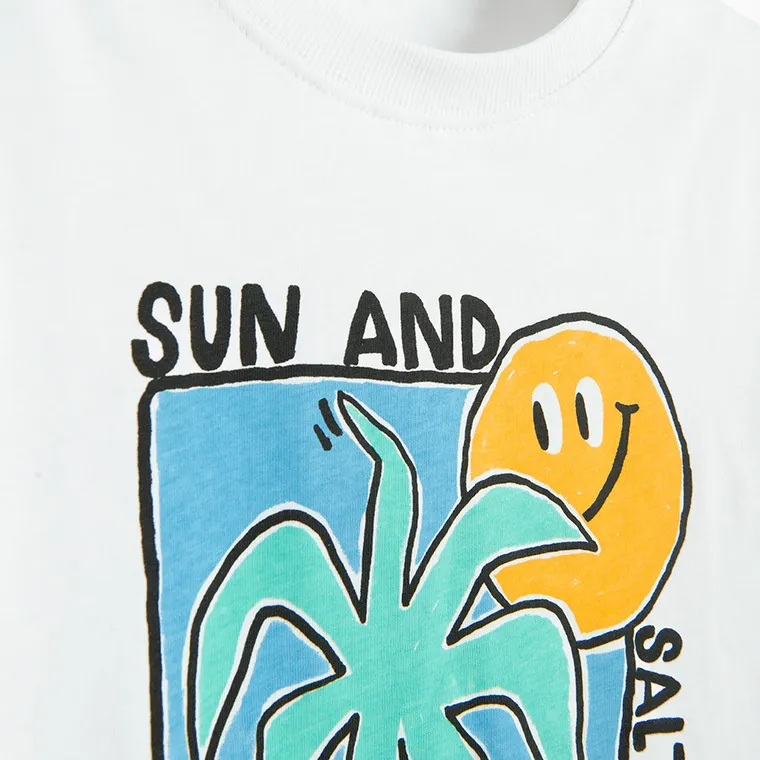 Cool Club, T-shirt chłopięcy, biały