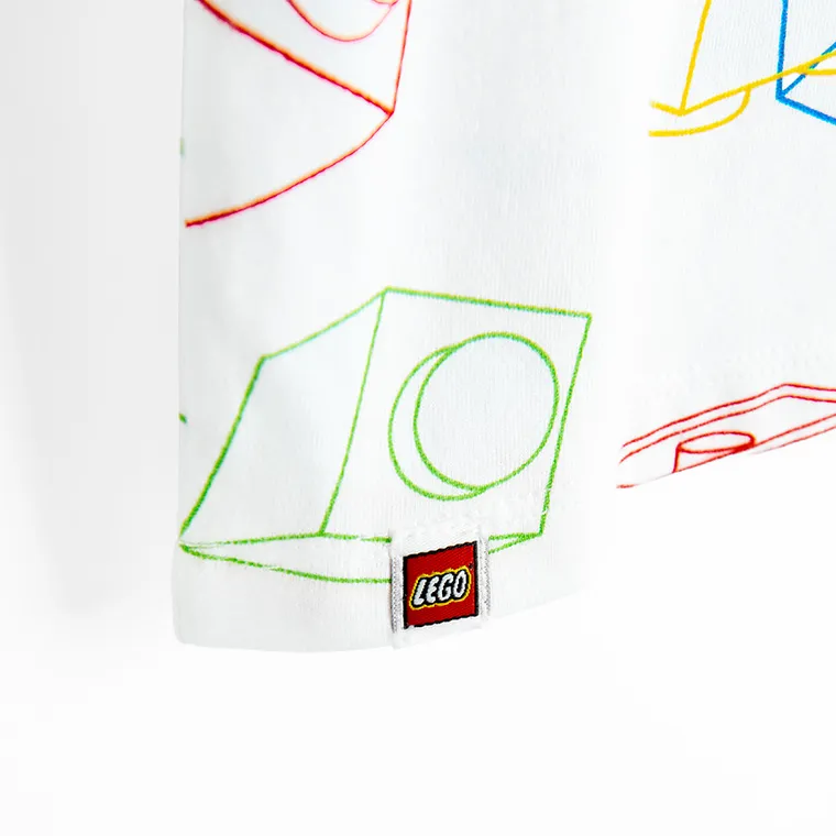 Cool Club, T-shirt chłopięcy, biały, LEGO