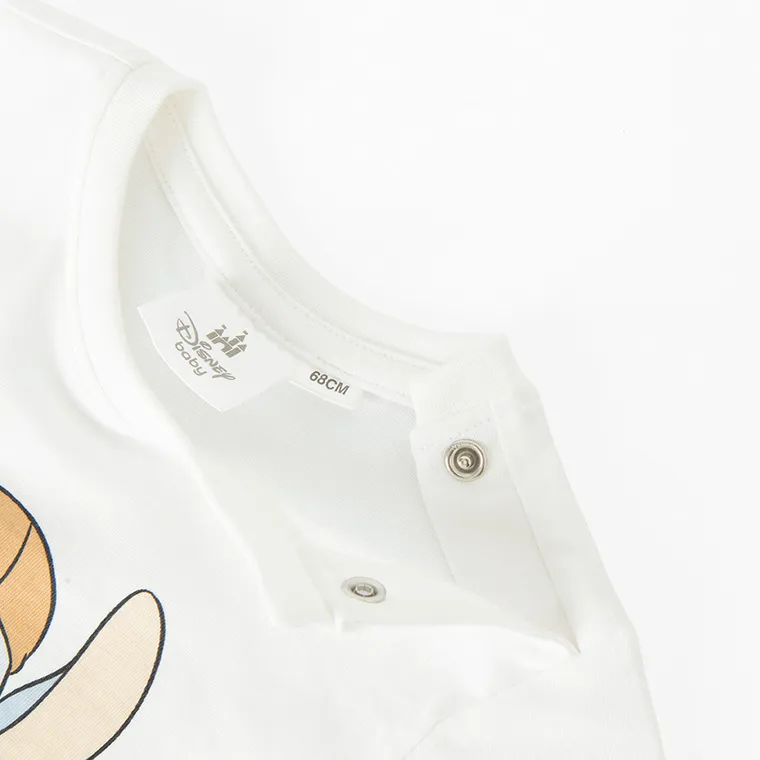Cool Club, T-shirt chłopięcy, biały, Lilo i Stitch