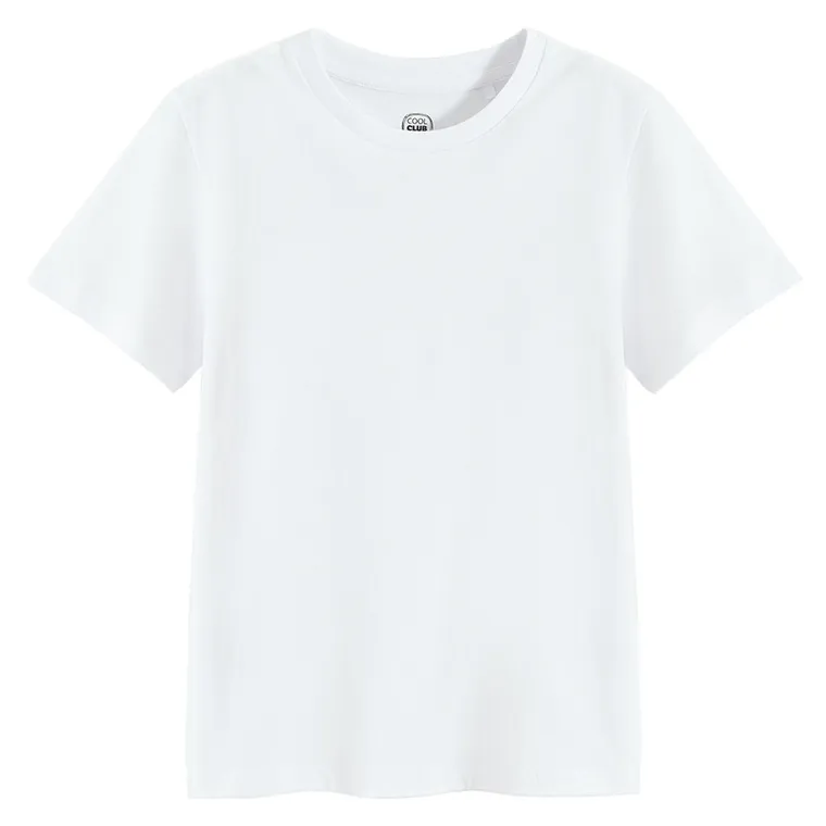 Cool Club, T-shirt chłopięcy, biały, zestaw, 2 szt.