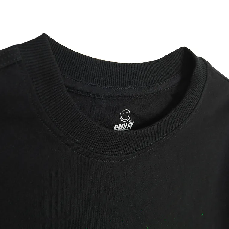 Cool Club, T-shirt chłopięcy, czarny, SmileyWorld