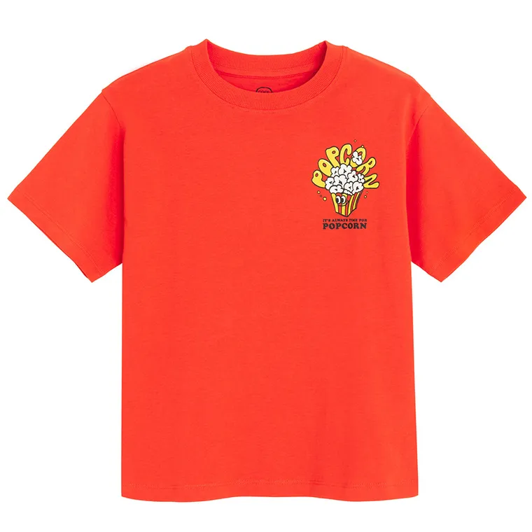 Cool Club, T-shirt chłopięcy, czerwony