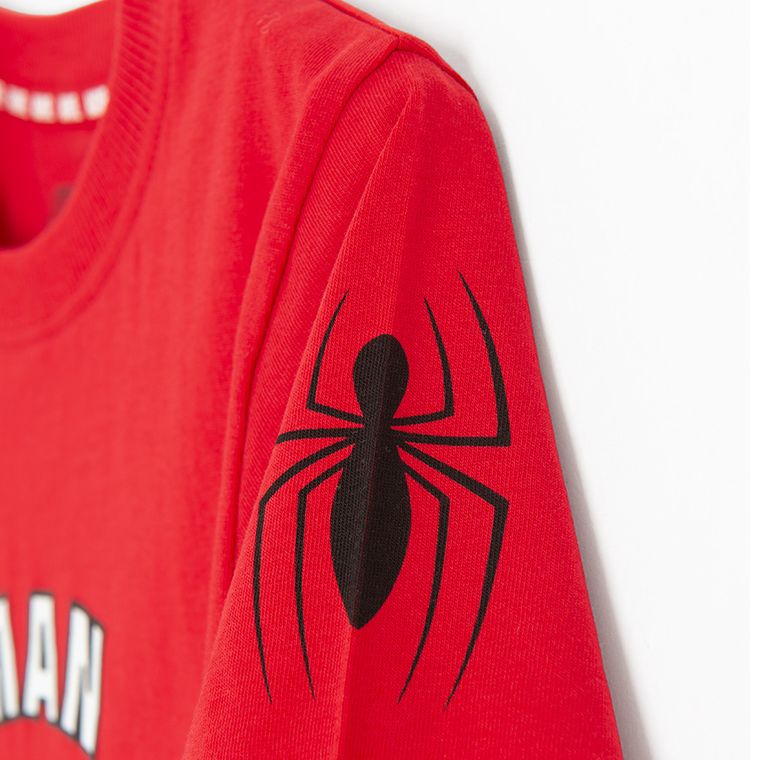 Cool Club, T-shirt chłopięcy, czerwony, Spider-Man