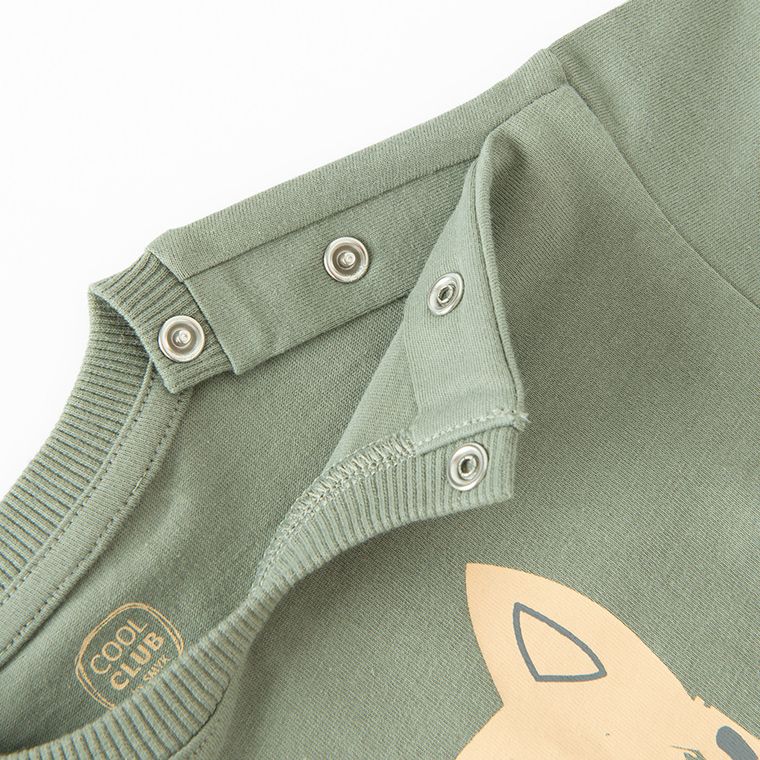 Cool Club, T-shirt chłopięcy, khaki