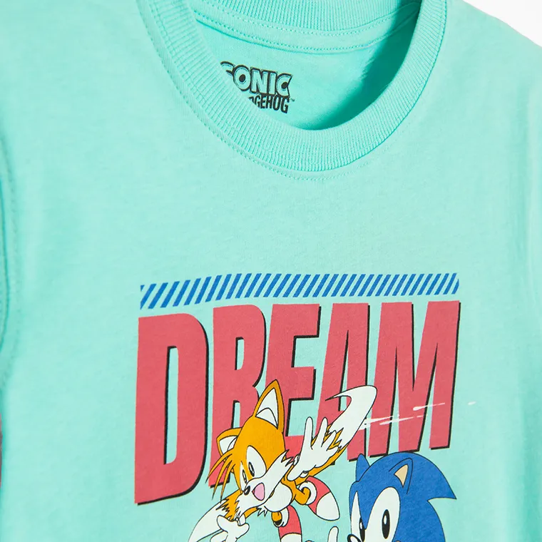 Cool Club, T-shirt chłopięcy, mix, Sonic the Hedgehog, zestaw, 2 szt.