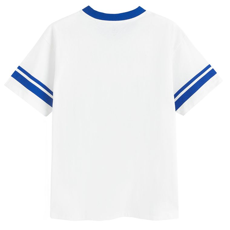 Cool Club, T-shirt chłopięcy, oversize, biały