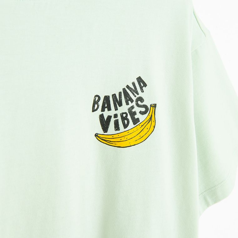 Cool Club, T-shirt chłopięcy, oversize, turkusowy