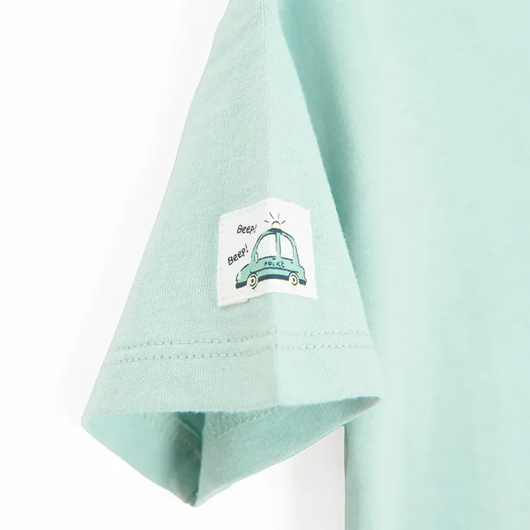 Cool Club, T-shirt chłopięcy, turkusowy