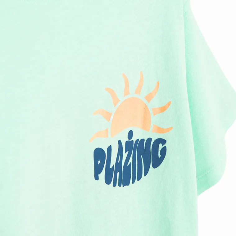 Cool Club, T-shirt chłopięcy, turkusowy