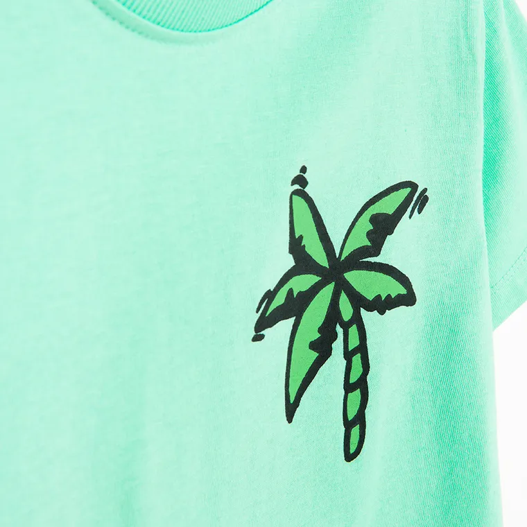 Cool Club, T-shirt chłopięcy, turkusowy