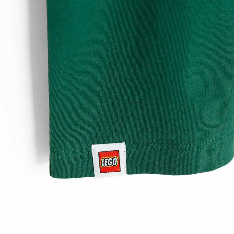 Cool Club, T-shirt chłopięcy, zielony, LEGO Ninjago